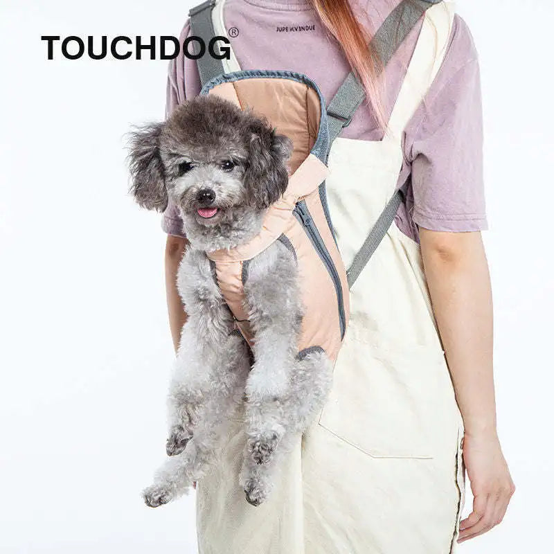 Touchdog Wiggle-Sack Front Dog Carrier Backpack